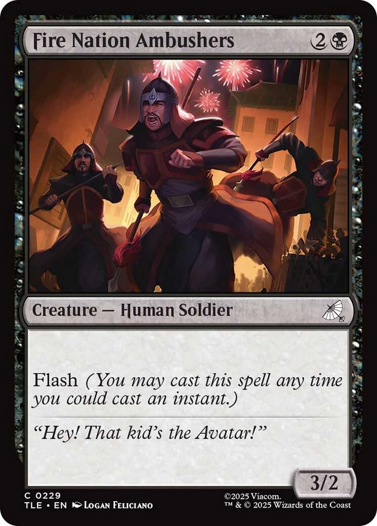 Image for Fire Nation Ambushers (229) [Avatar: The Last Airbender: Eternal-Legal] - Magic: The Gathering