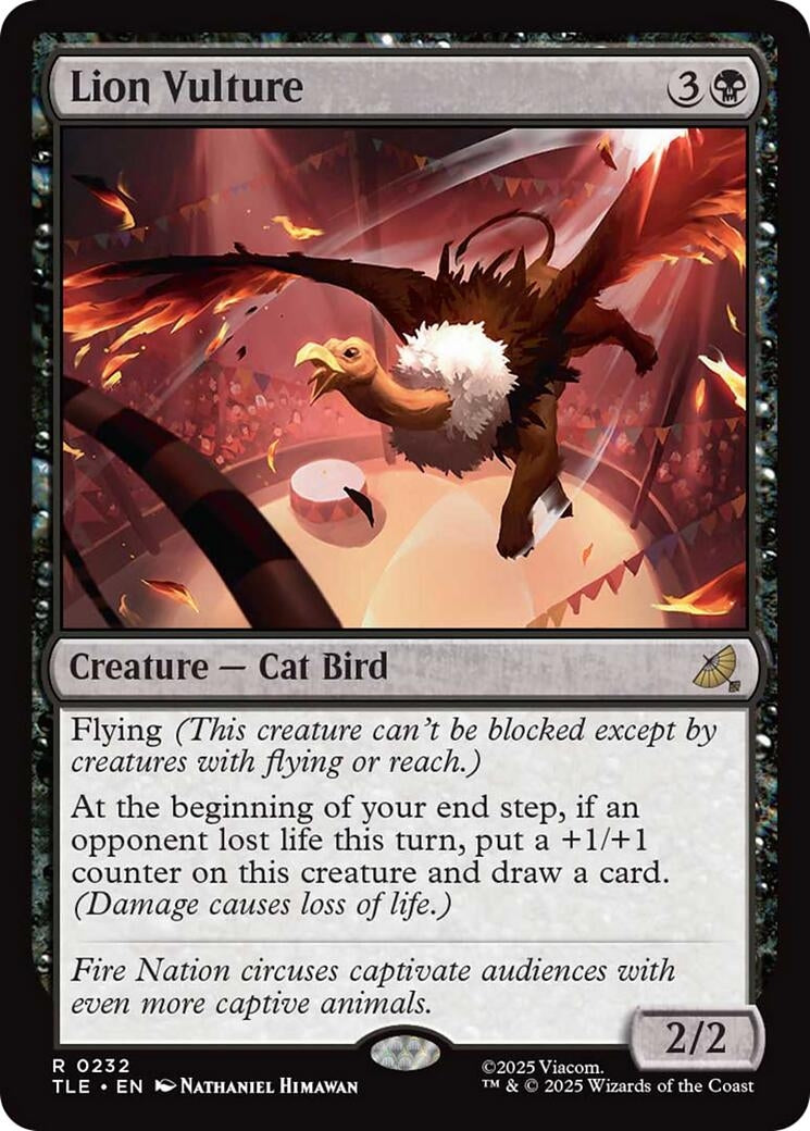 Image for Lion Vulture (232) [Avatar: The Last Airbender: Eternal-Legal] - Magic: The Gathering