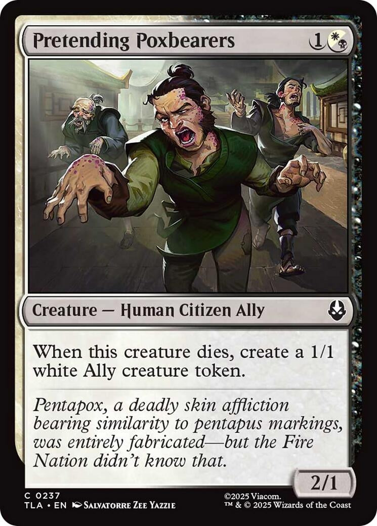 Image for Pretending Poxbearers (237) [Avatar: The Last Airbender] - Magic: The Gathering