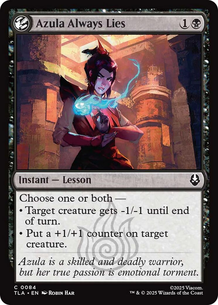 Image for Azula Always Lies (84) [Avatar: The Last Airbender] - Magic: The Gathering