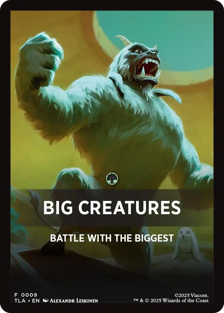 Image for Big Creatures Theme Card (9) [Avatar: The Last Airbender] - Magic: The Gathering
