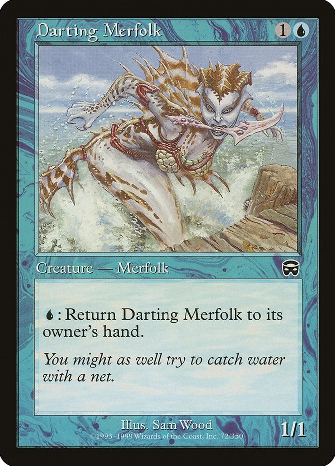 Image for Darting Merfolk (72) [Mercadian Masques] - Magic: The Gathering