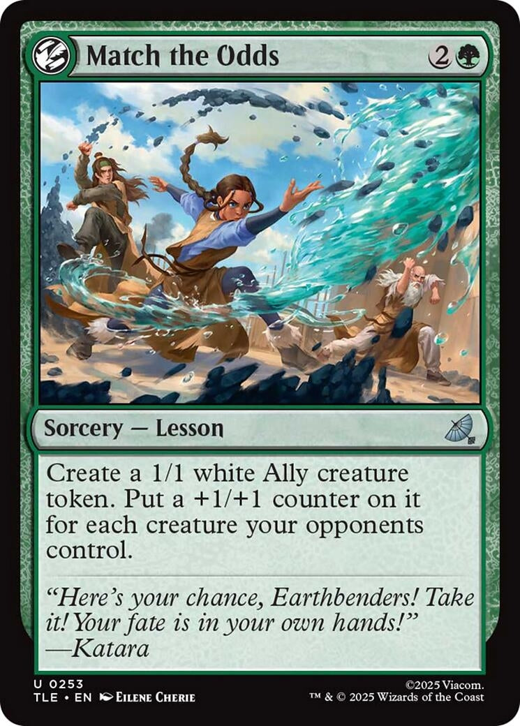 Image for Match the Odds (253) [Avatar: The Last Airbender: Eternal-Legal] - Magic: The Gathering