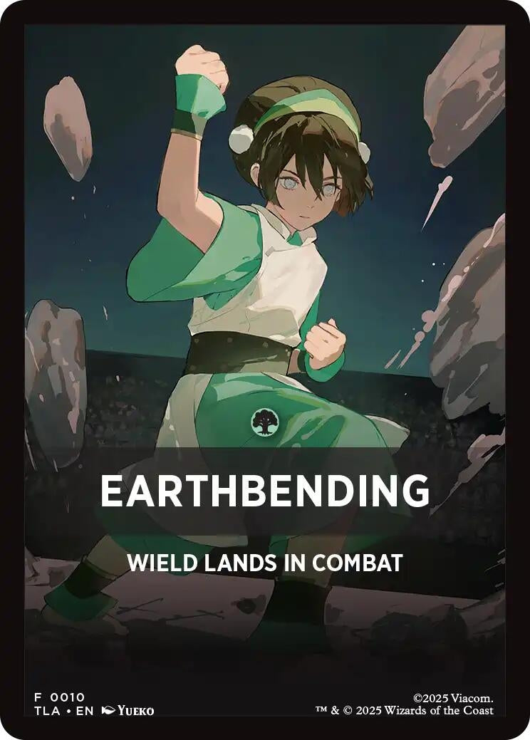 Image for Earthbending Theme Card (0010) (10) [Avatar: The Last Airbender] - Magic: The Gathering