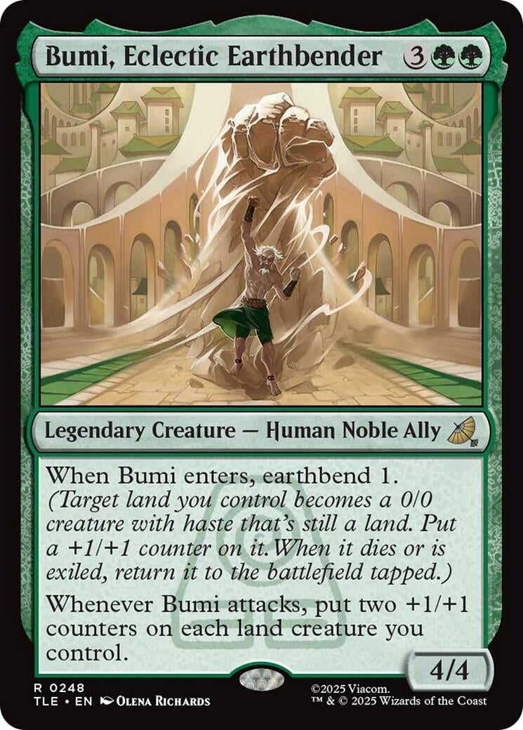 Image for Bumi, Eclectic Earthbender (248) [Avatar: The Last Airbender: Eternal-Legal] - Magic: The Gathering