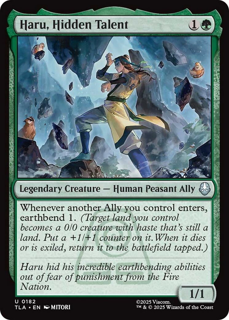 Image for Haru, Hidden Talent (182) [Avatar: The Last Airbender] - Magic: The Gathering