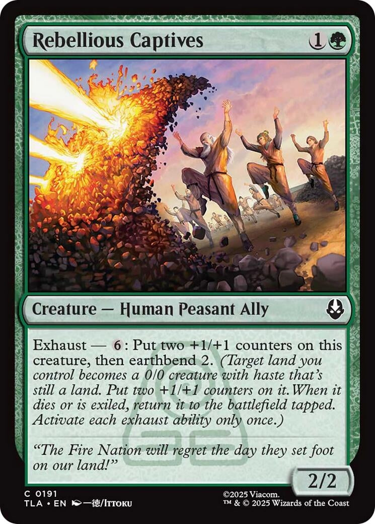 Image for Rebellious Captives (191) [Avatar: The Last Airbender] - Magic: The Gathering