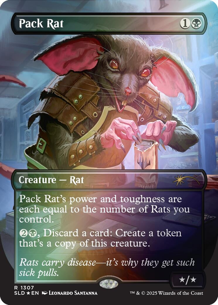 Image for Pack Rat (1307) (Rainbow Foil) (1307) [Secret Lair Drop Series] - Magic: The Gathering