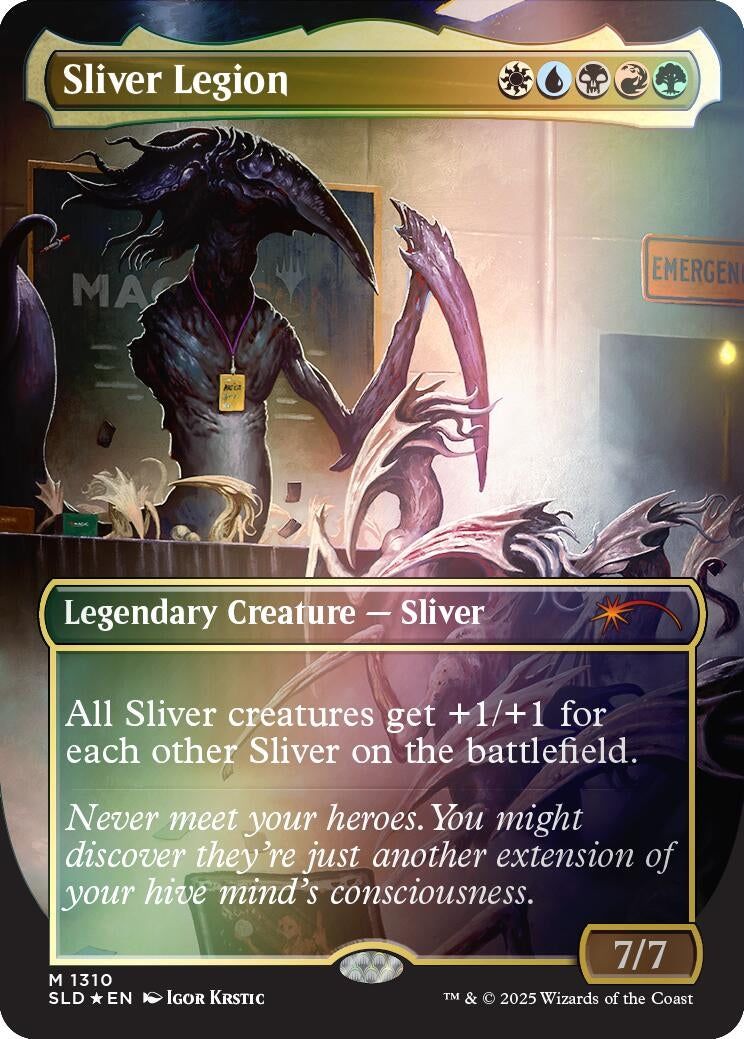 Image for Sliver Legion (1310) (Rainbow Foil) (1310) [Secret Lair Drop Series] - Magic: The Gathering