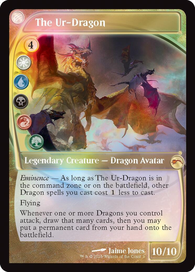 Image for The Ur-Dragon (Future Sight) (3) [MagicFest Cards] - Magic: The Gathering