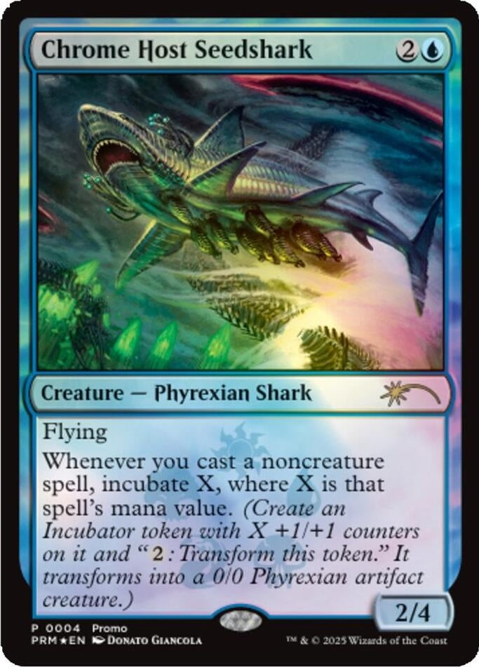 Image for Chrome Host Seedshark (4) [Unique and Miscellaneous Promos] - Magic: The Gathering