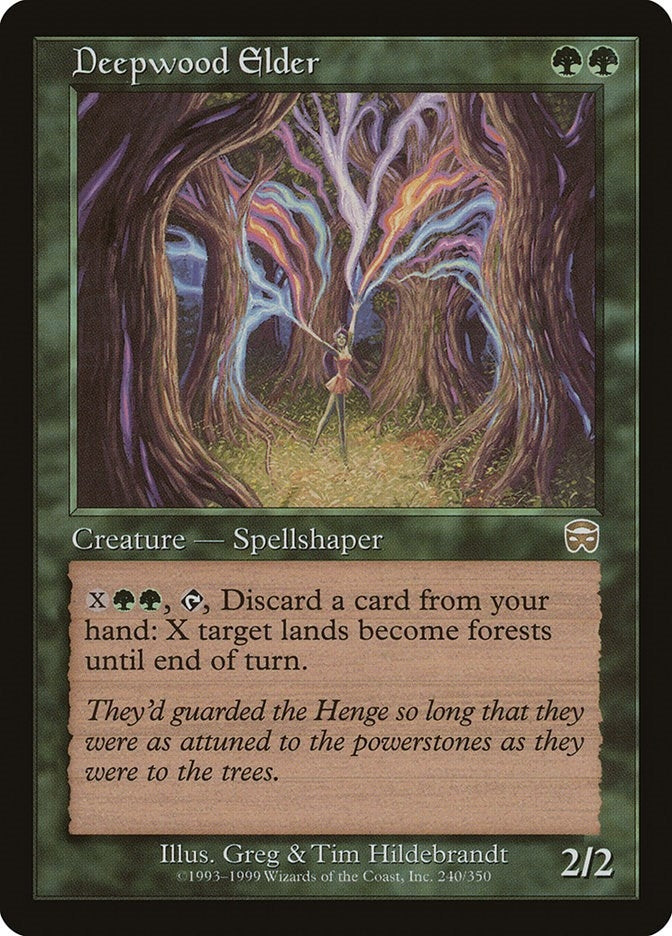 Image for Deepwood Elder (240) [Mercadian Masques] - Magic: The Gathering