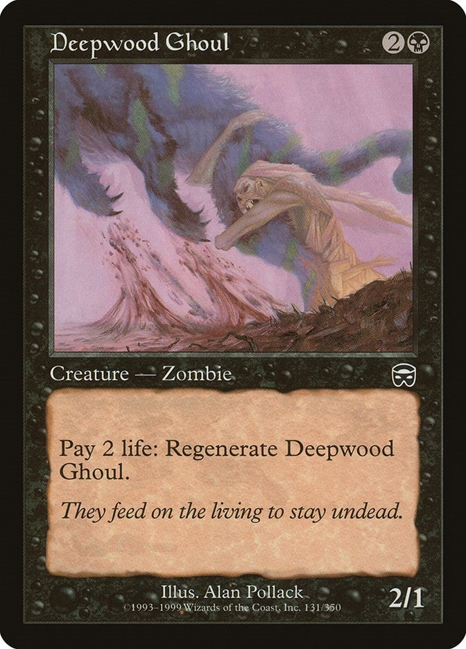 Image for Deepwood Ghoul (131) [Mercadian Masques] - Magic: The Gathering