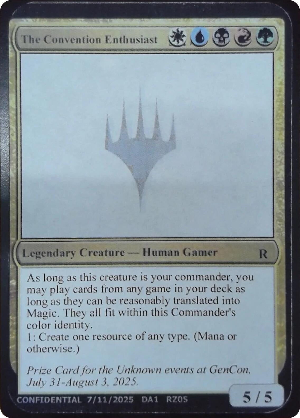 Image for The Convention Enthusiast [Un-Known Event Playtest Cards] - Magic: The Gathering