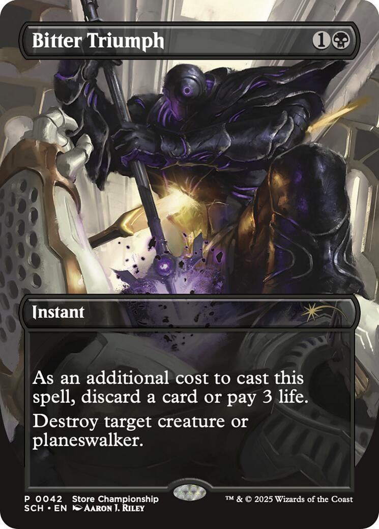 Image for Bitter Triumph (42) [Game Day & Store Championship Promos] - Magic: The Gathering