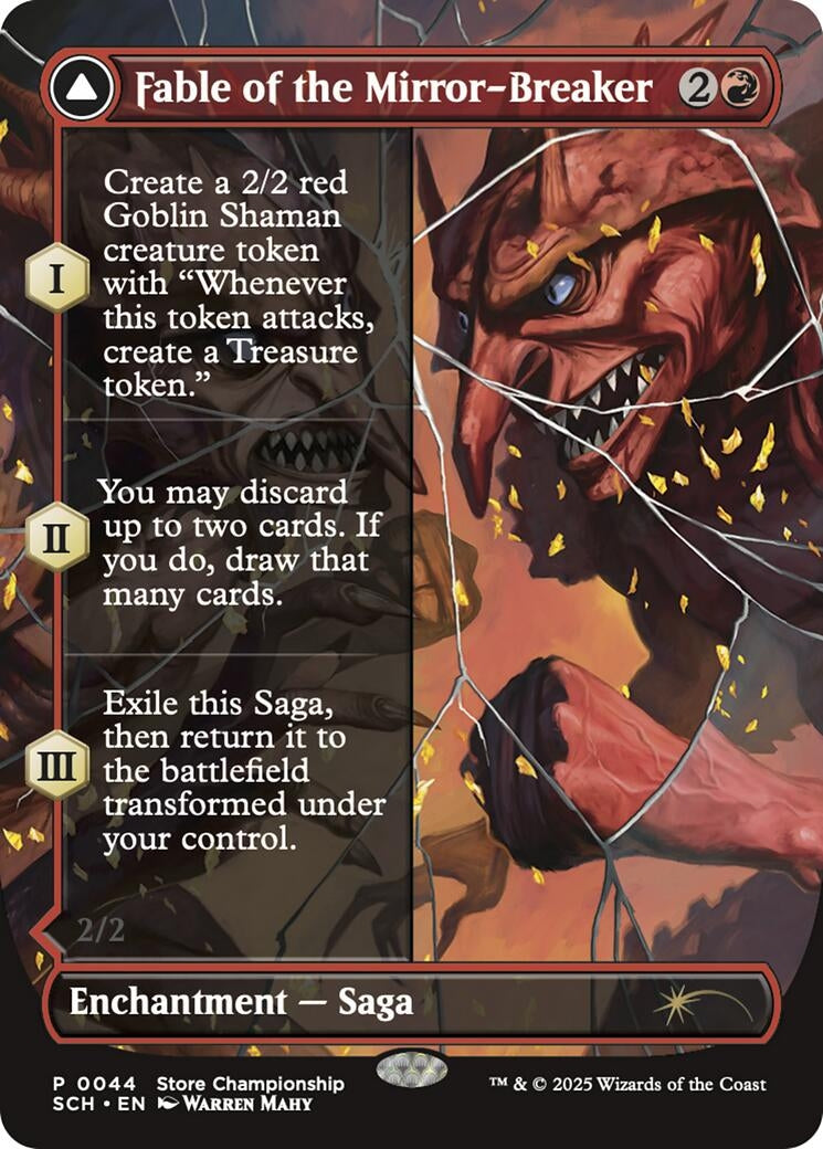 Image for Fable of the Mirror-Breaker (44) [Game Day & Store Championship Promos] - Magic: The Gathering