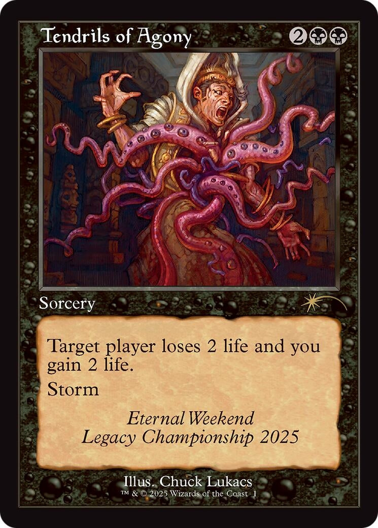Image for Tendrils of Agony (Retro Frame) (Eternal Weekend 2025 Promo) (1) [Unique and Miscellaneous Promos] - Magic: The Gathering