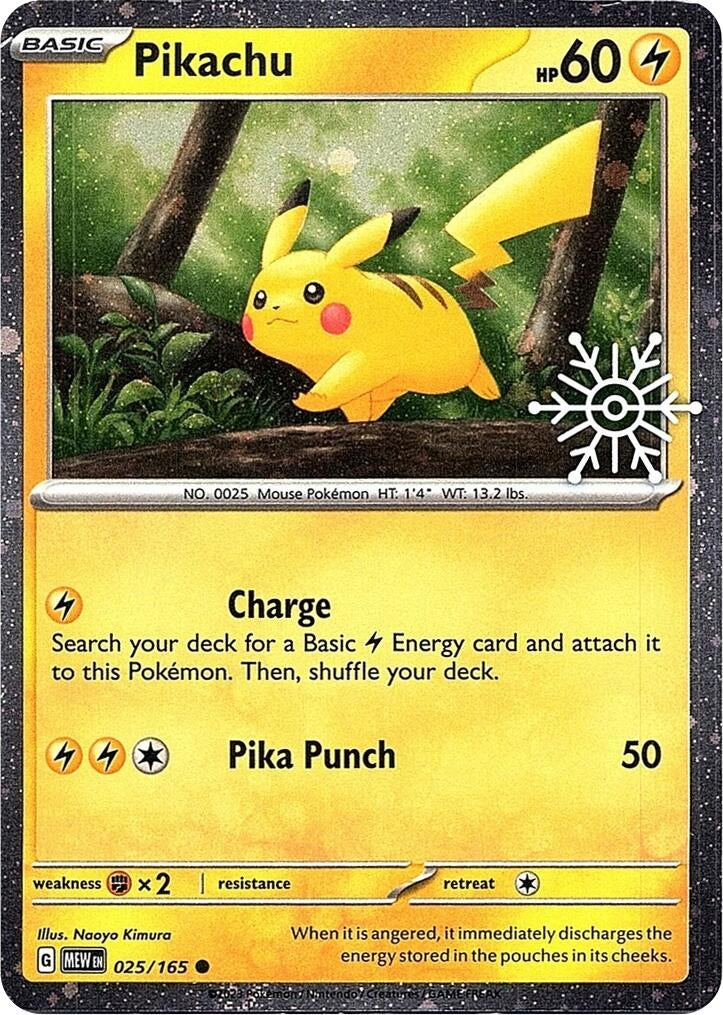 Image for Pikachu - 025/165 (Holiday Calendar) (025/165) [Miscellaneous Cards & Products] - Pokemon