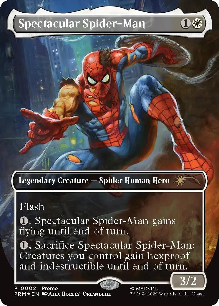 Image for Spectacular Spider-Man (Borderless) (2) [Media Promos] - Magic: The Gathering