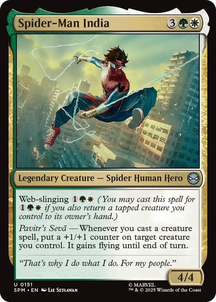 Image for Spider-Man India (151) [Marvel's Spider-Man] - Magic: The Gathering