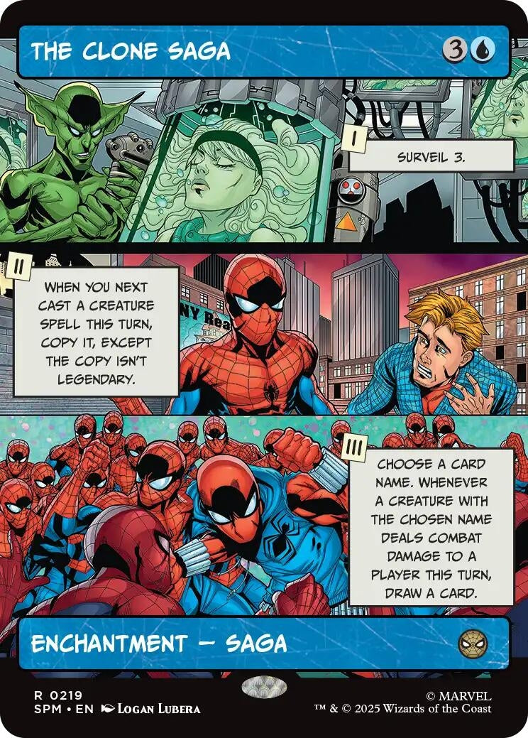 Image for The Clone Saga (Borderless) (219) [Marvel's Spider-Man] - Magic: The Gathering
