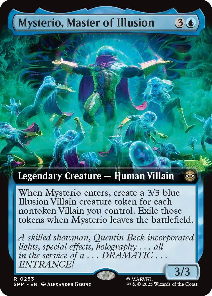 Image for Mysterio, Master of Illusion (Extended Art) (253) [Marvel's Spider-Man] - Magic: The Gathering