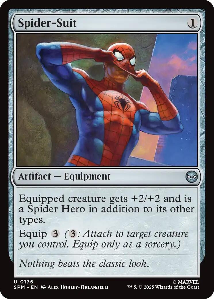 Image for Spider-Suit (176) [Marvel's Spider-Man] - Magic: The Gathering