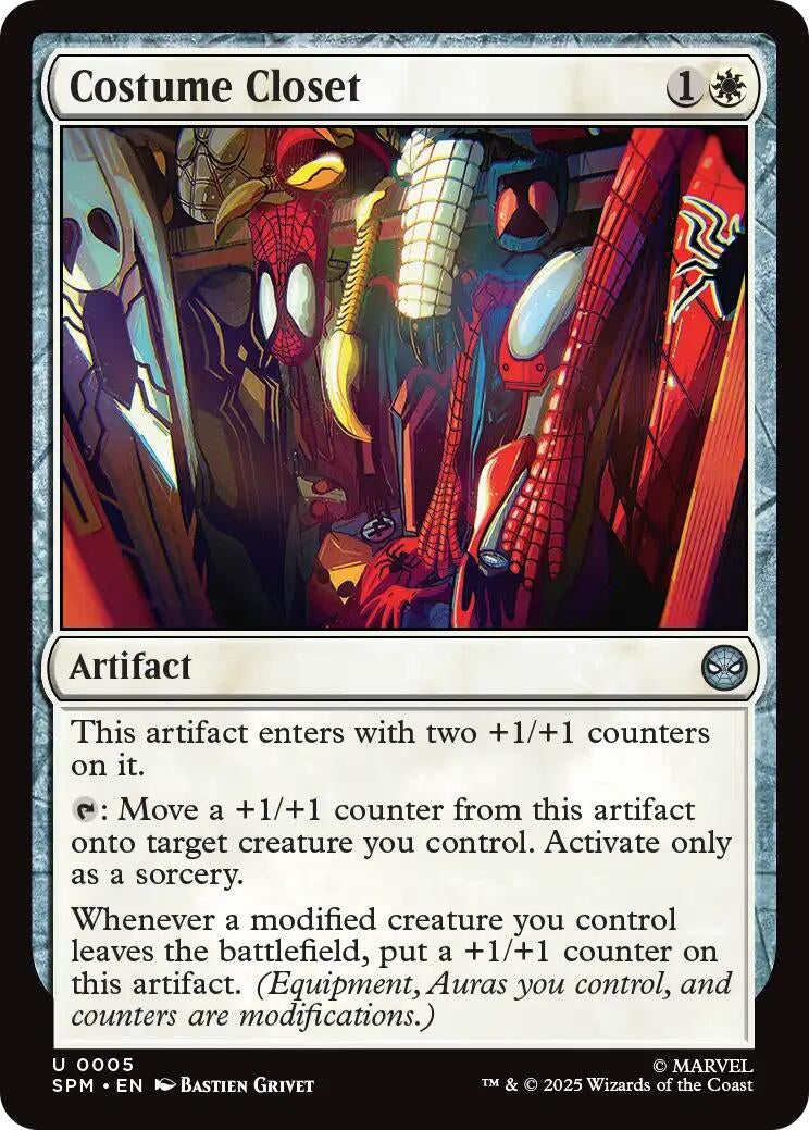 Image for Costume Closet (5) [Marvel's Spider-Man] - Magic: The Gathering