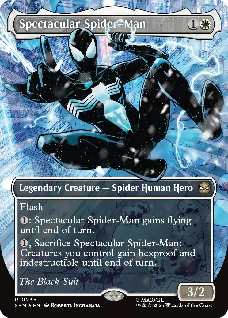 Image for Spectacular Spider-Man (0235) (Borderless) (Textured Foil) (235) [Marvel's Spider-Man] - Magic: The Gathering