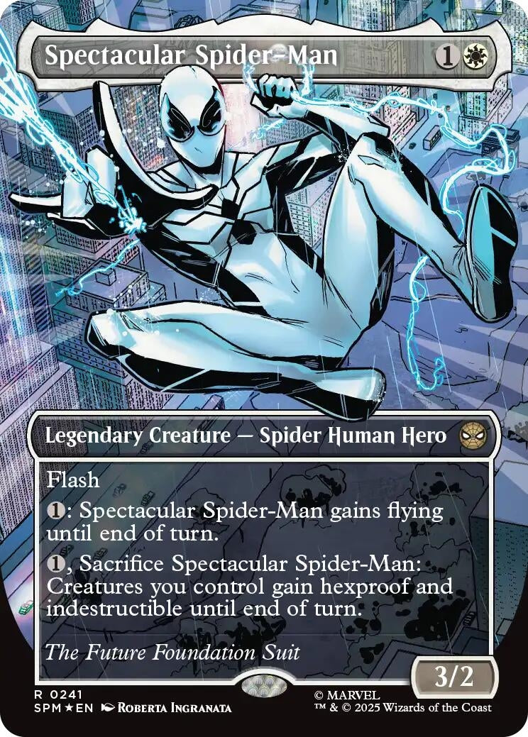 Image for Spectacular Spider-Man (0241) (Borderless) (Textured Foil) (241) [Marvel's Spider-Man] - Magic: The Gathering