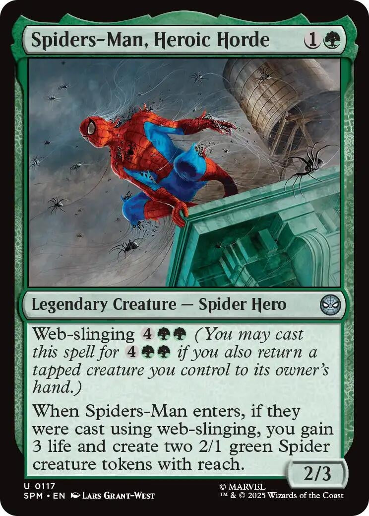 Image for Spiders-Man, Heroic Horde (117) [Marvel's Spider-Man] - Magic: The Gathering