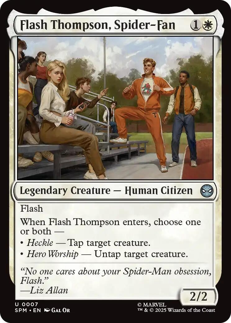 Image for Flash Thompson, Spider-Fan (7) [Marvel's Spider-Man] - Magic: The Gathering