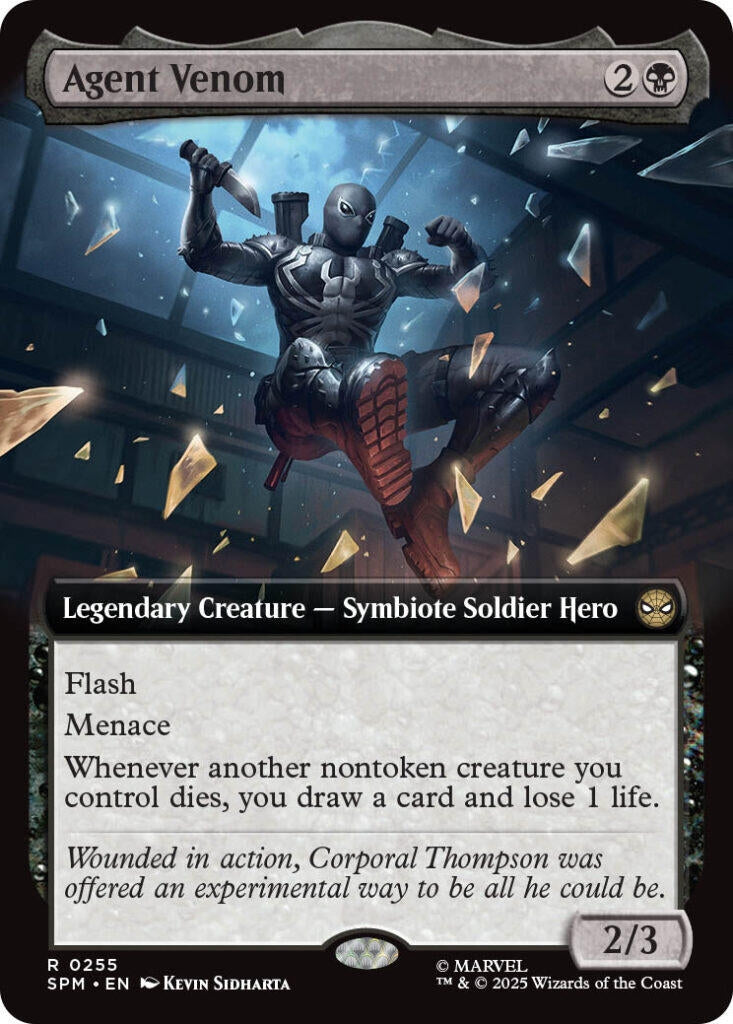 Image for Agent Venom (Extended Art) (255) [Marvel's Spider-Man] - Magic: The Gathering
