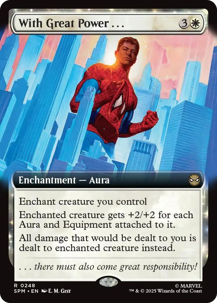 Image for With Great Power... (Extended Art) (248) [Marvel's Spider-Man] - Magic: The Gathering