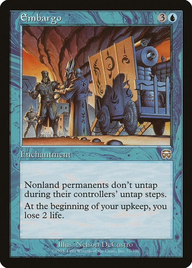 Image for Embargo (77) [Mercadian Masques] - Magic: The Gathering