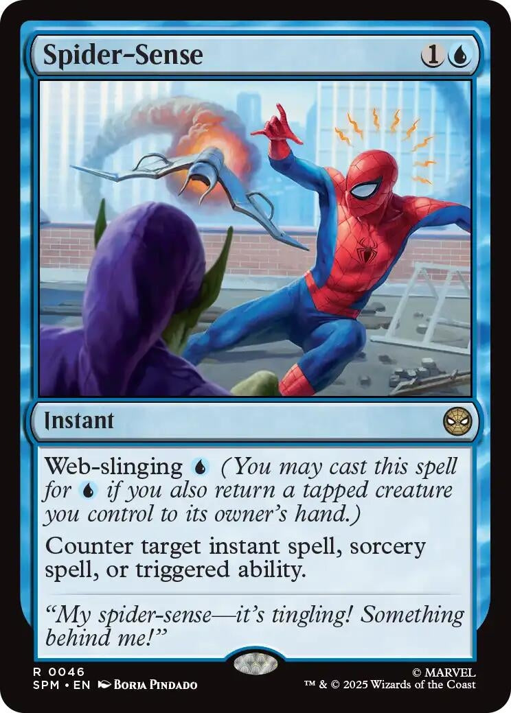 Image for Spider-Sense (46) [Marvel's Spider-Man] - Magic: The Gathering