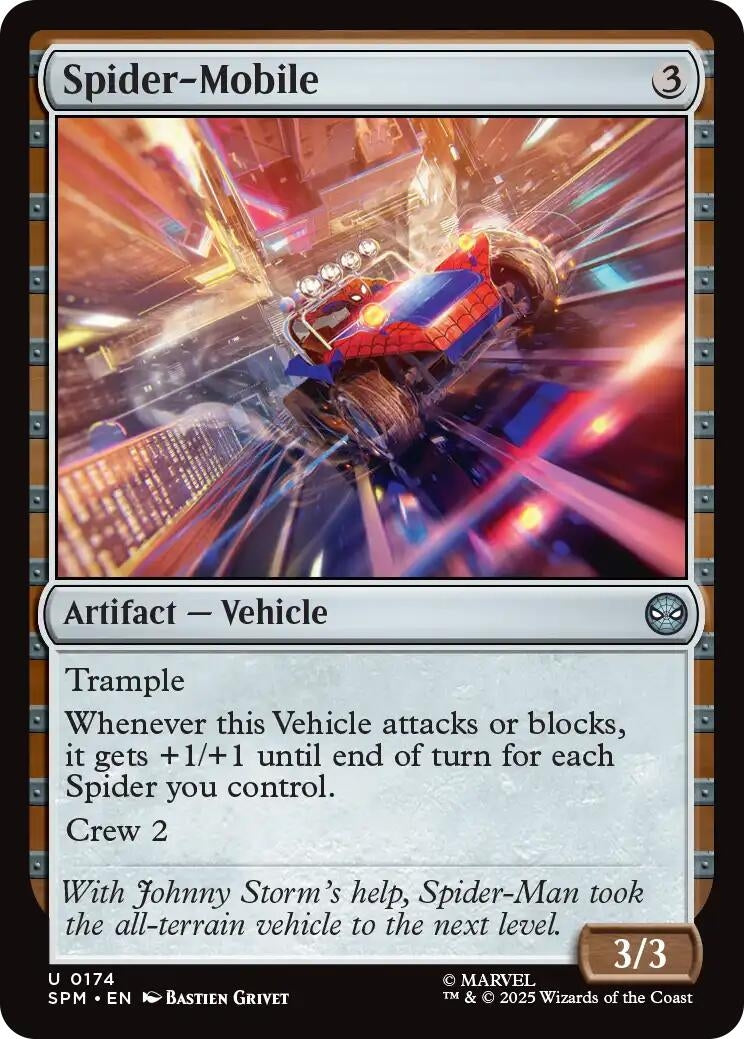 Image for Spider-Mobile (174) [Marvel's Spider-Man] - Magic: The Gathering