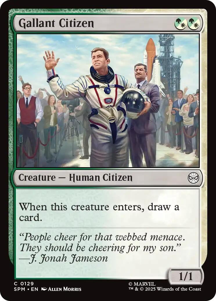 Image for Gallant Citizen (129) [Marvel's Spider-Man] - Magic: The Gathering