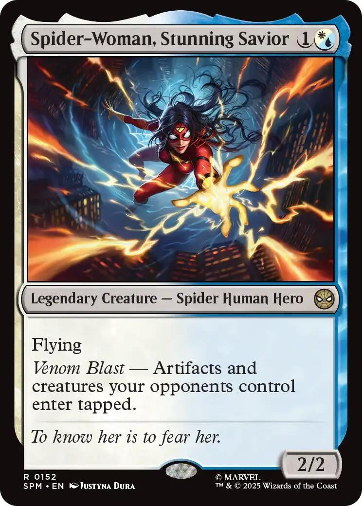 Image for Spider-Woman, Stunning Savior (152) [Marvel's Spider-Man] - Magic: The Gathering