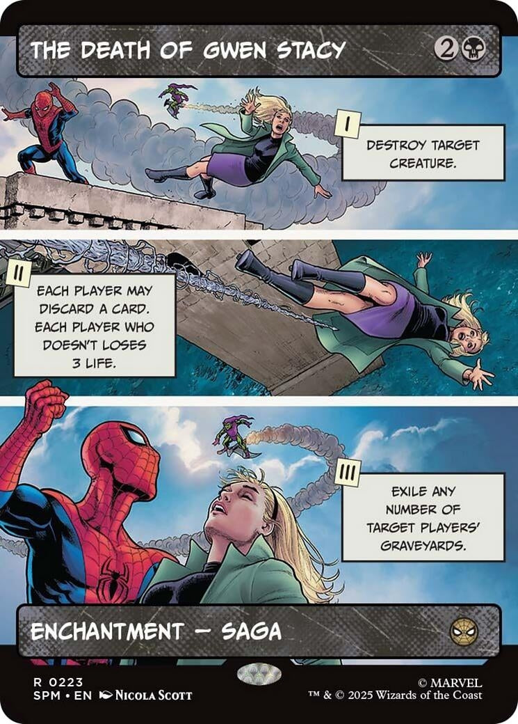 Image for The Death of Gwen Stacy (Borderless) (223) [Marvel's Spider-Man] - Magic: The Gathering