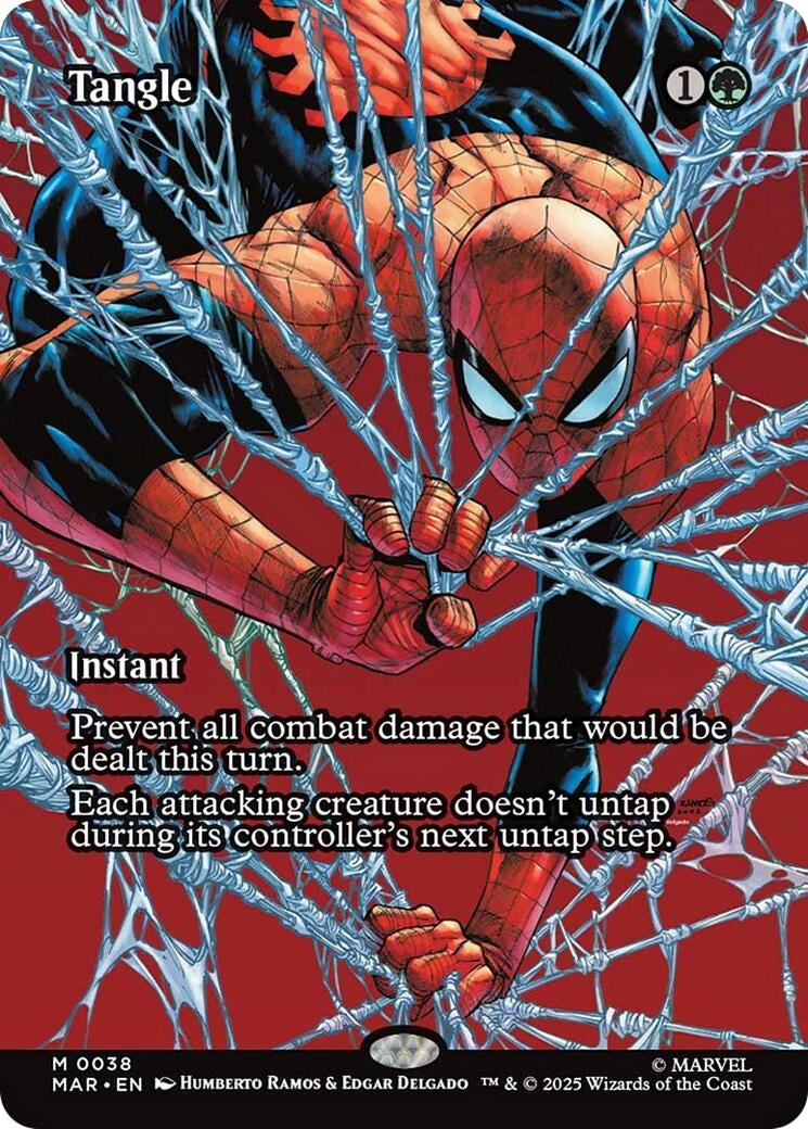 Image for Tangle (Borderless) (38) [Marvel Universe Eternal-Legal] - Magic: The Gathering