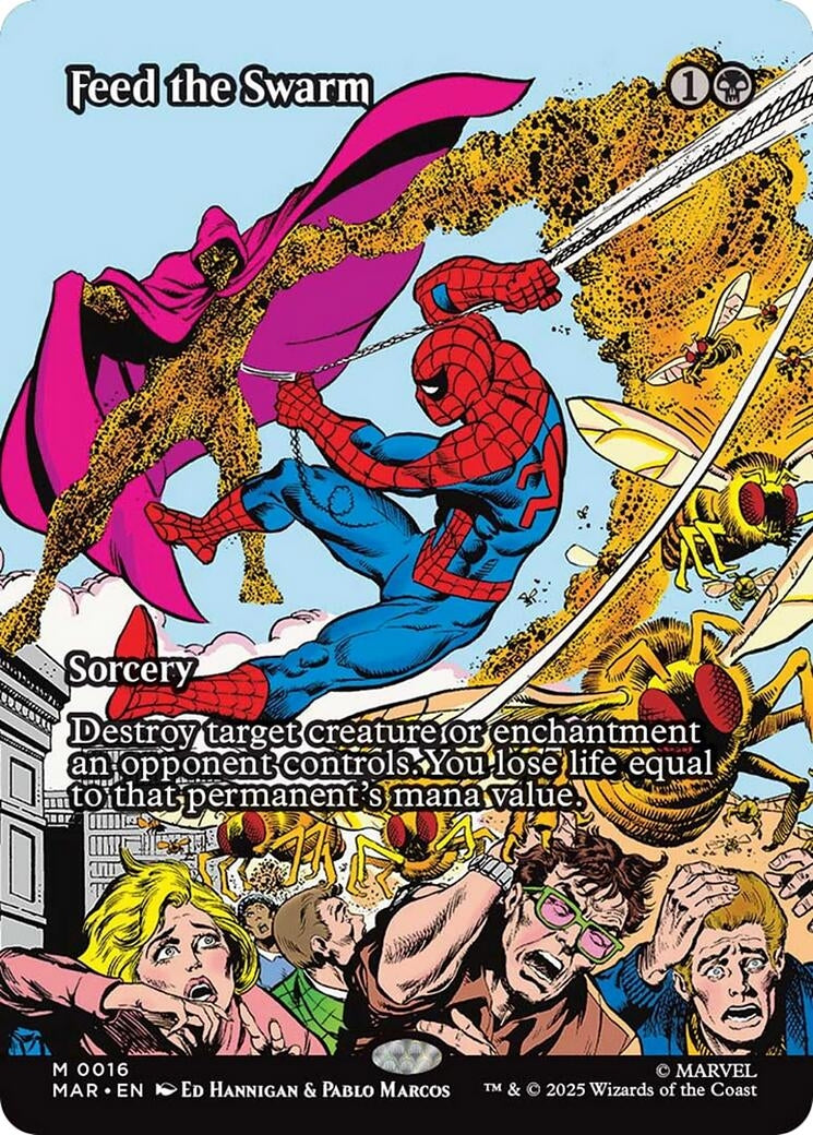 Feed the Swarm (Borderless) (16) [Marvel Universe Eternal-Legal]
