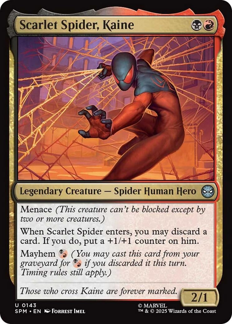 Image for Scarlet Spider, Kaine (143) [Marvel's Spider-Man] - Magic: The Gathering