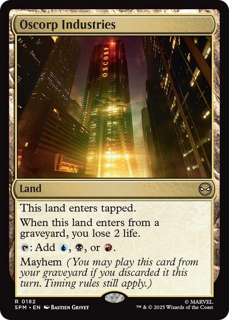 Image for Oscorp Industries (182) [Marvel's Spider-Man] - Magic: The Gathering