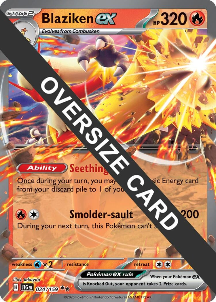 Image for Blaziken ex (024/159) [Jumbo Cards] - Pokemon