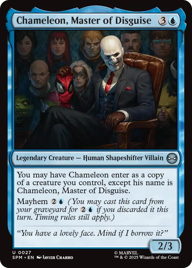 Image for Chameleon, Master of Disguise (27) [Marvel's Spider-Man] - Magic: The Gathering