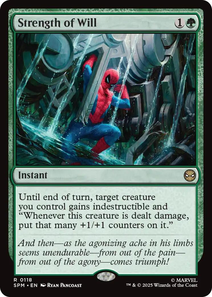 Image for Strength of Will (118) [Marvel's Spider-Man] - Magic: The Gathering