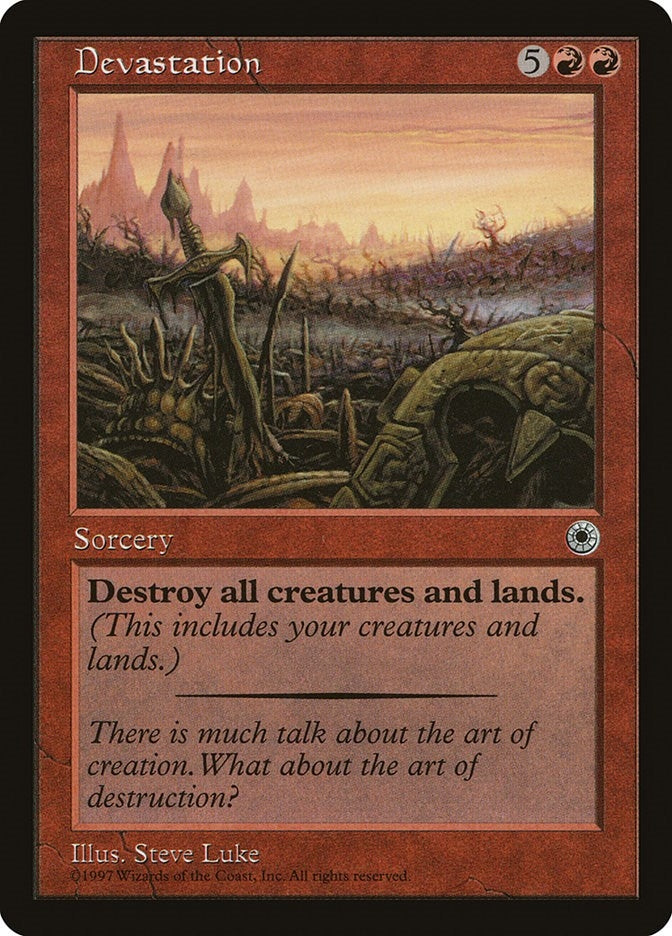 Image for Devastation [Portal] - Magic: The Gathering