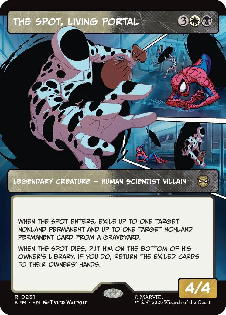 Image for The Spot, Living Portal (Borderless) (231) [Marvel's Spider-Man] - Magic: The Gathering