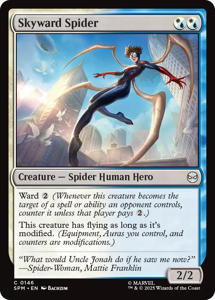 Image for Skyward Spider (146) [Marvel's Spider-Man] - Magic: The Gathering